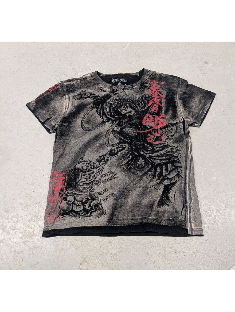 Y2K Affliction x Horiyoshi 100 Demons All Over Print T-shirt